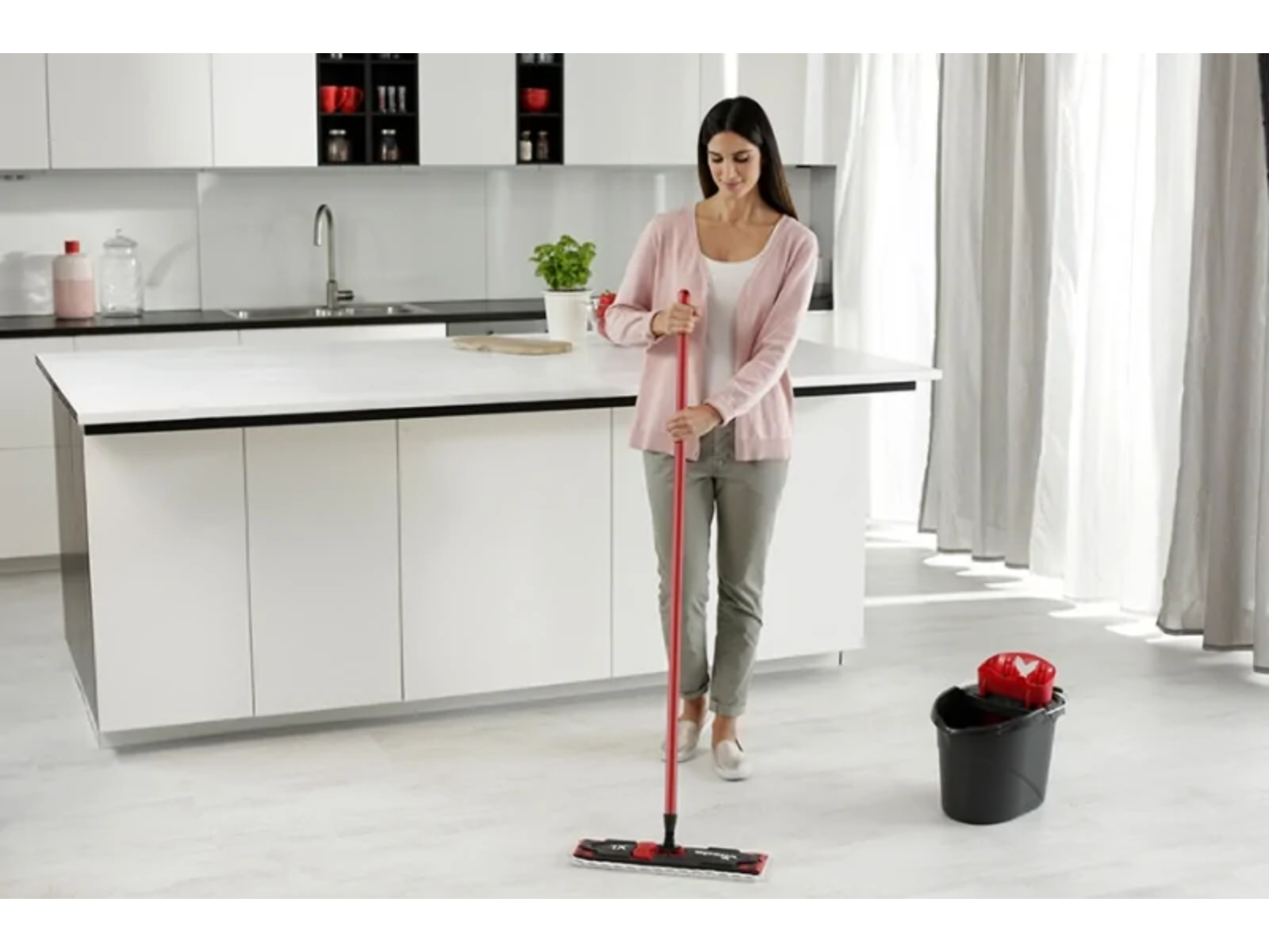 BOX Vileda Mop płaski Ultramax XL Wiadro+ Mop 160932